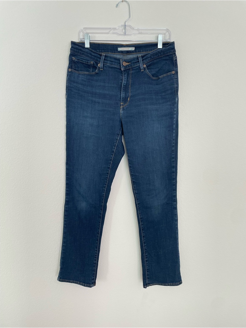 Levi's Classic Straight Leg Women’s Dark Blue Jeans